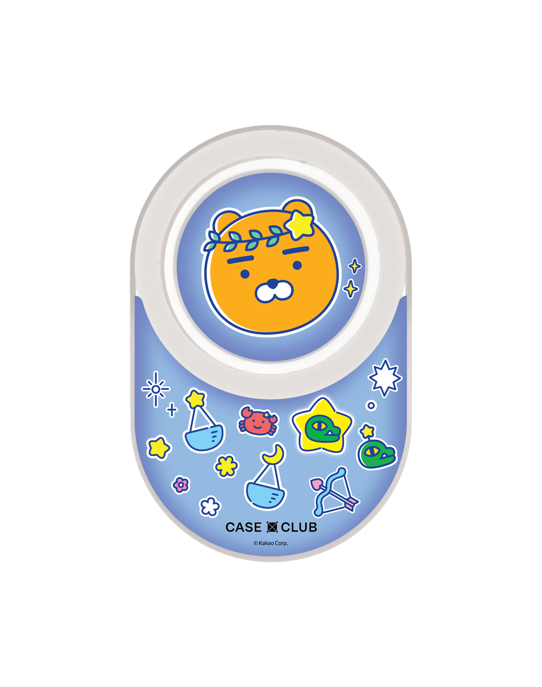 Clear PopGrip Kakao Ryan & Con Starry Night