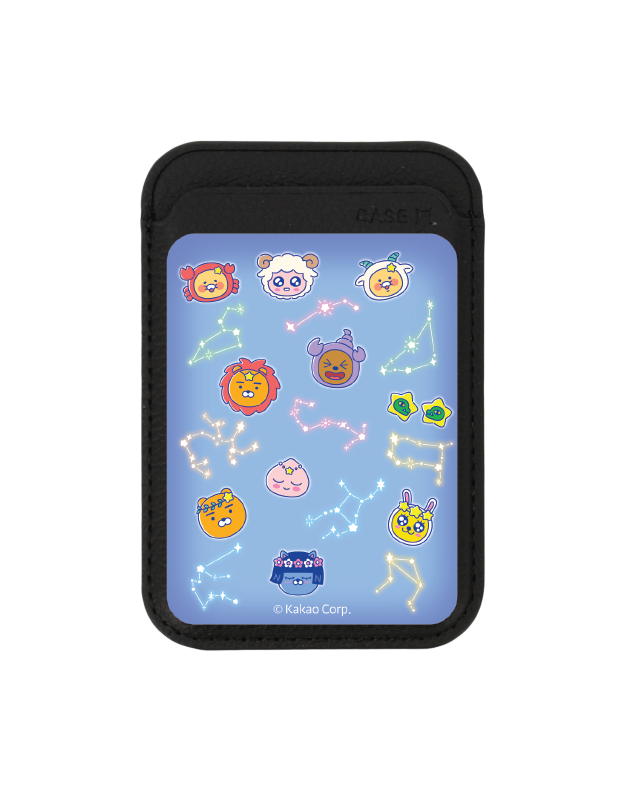 Black Wallet MagSafe Kakao Star Sign