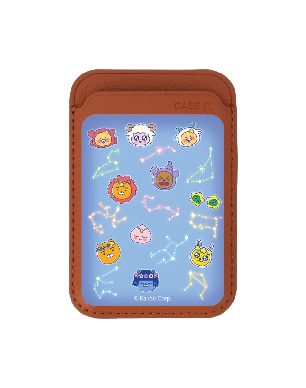 brown wallet magsafe kakao star sign