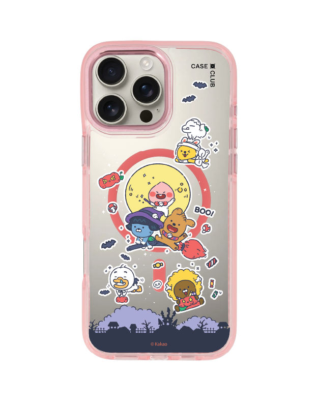 iphone 16 pro max clear pink magsafe kakao พระจันทร์
