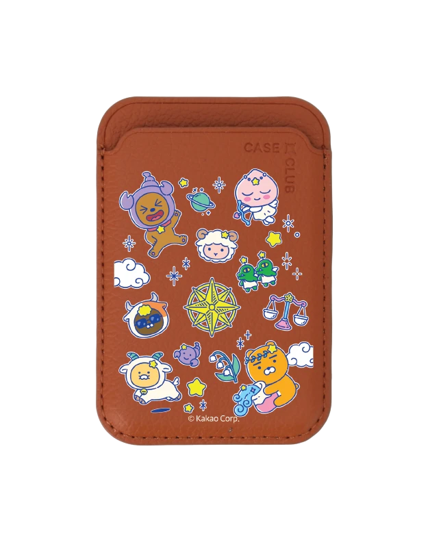 brown wallet magsafe kakao zodiac