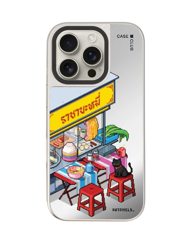 เคสกระจก iphone 16 pro max magsafe ราชาบะหมี่ข้างทาง