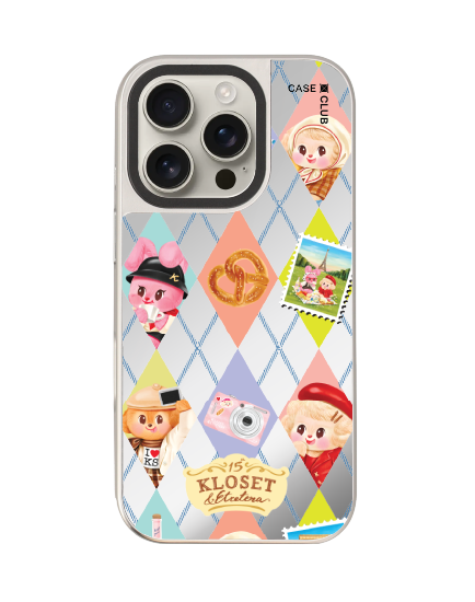 เคสกระจก iphone 16 pro max magsafe kloset bonbon bleu