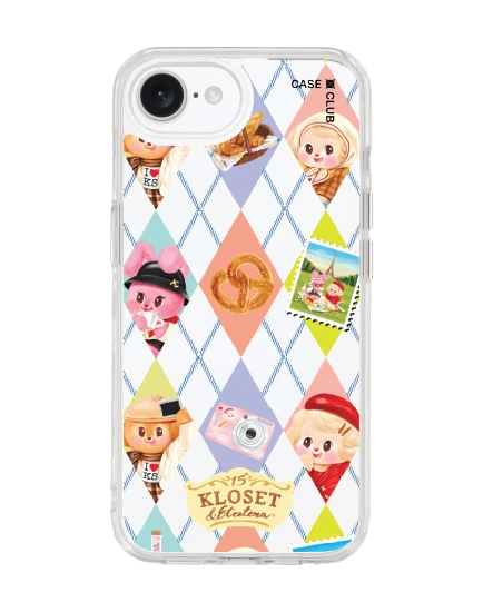 เคสใส iphone 16e kloset bonbon bleu