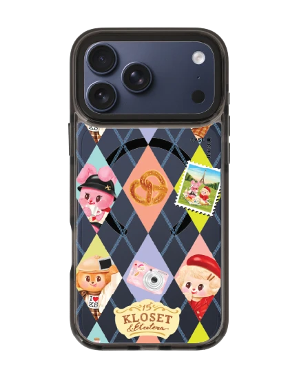 เคสใส iphone 17 pro max magsafe สีดำ kloset bonbon bleu