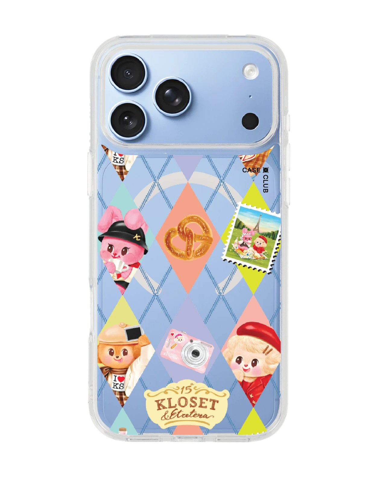 เคสใส iphone 18 pro max magsafe kloset bonbon bleu