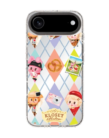 เคสกระจกใส iphone air mirror magsafe kloset bonbon bleu