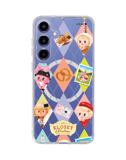 เคสใส samsung galaxy s25 plus magsafe kloset bonbon bleu