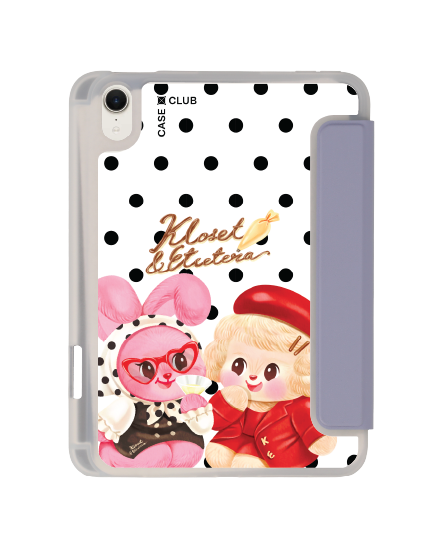 เคสใส ipad mini 7 สีม่วง kloset chou cherie