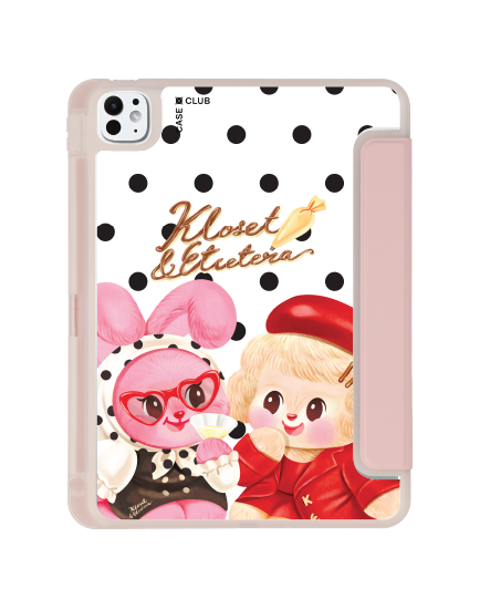 เคสใส ipad pro 11 สีชมพู kloset chou cherie