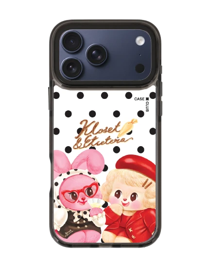 เคสใส iphone 17 pro max magsafe สีดำ kloset chou cherie