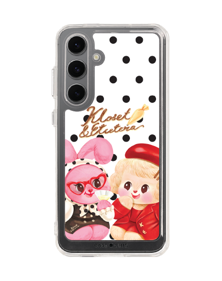 samsung galaxy s24 fe clear case kloset chou cherie