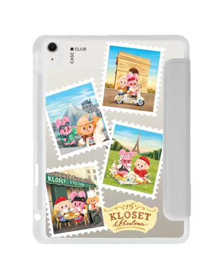 ipad air4/5/6/7 11" 2025 (m2/m3) clear grey kloset lutetia