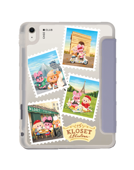 เคสใส ipad air4/5/6/7 11" 2025 (m2/m3) สีม่วง kloset lutetia