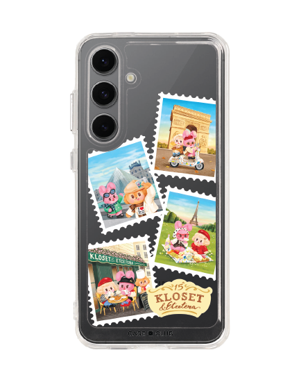 samsung galaxy s24 fe clear case kloset lutetia