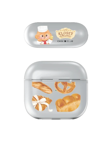 airpods 4 clear case kloset pastry party