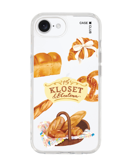 iphone 16e clear case kloset pastry party