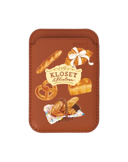 brown wallet magsafe kloset pastry party