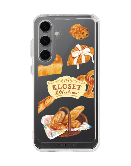 samsung galaxy s24 fe clear case kloset pastry party