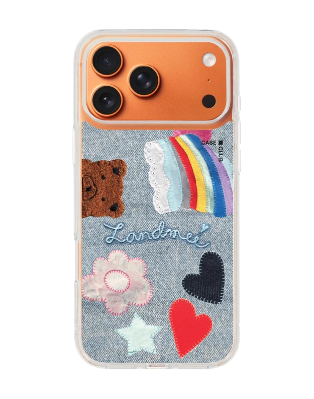 เคสใส iphone 17 pro max magsafe landmee love & peace