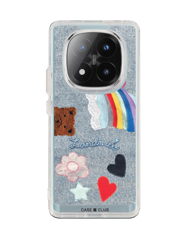 เคสใส redmi note 14 pro plus landmeé love & peace