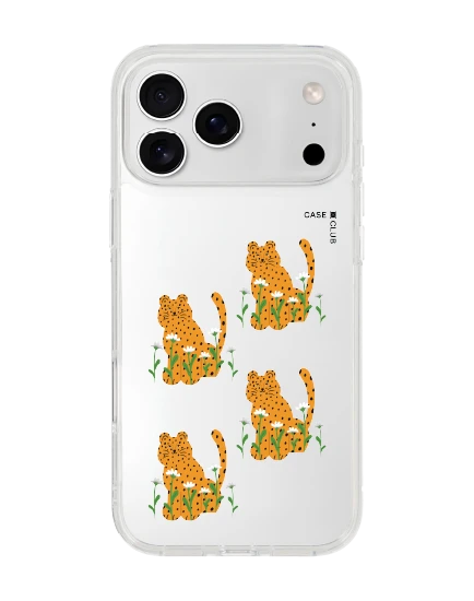 iphone 17 pro max clear leopard pattern