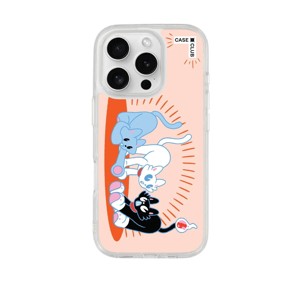 เคสใส iphone 16 pro พลังแมวมารวมตัว