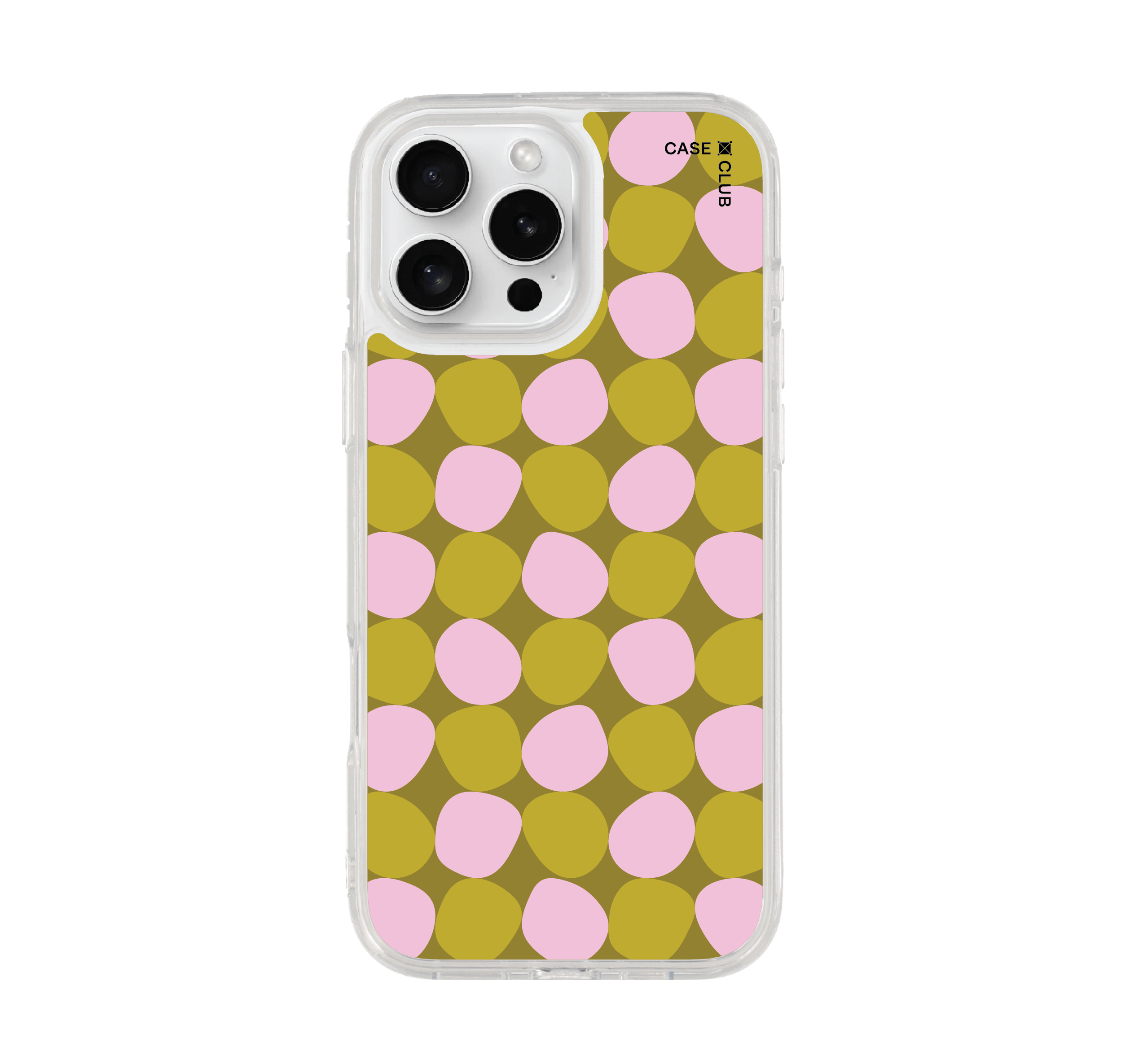 เคสใส iPhone 16 Pro Max จุดเขียวอ่อน