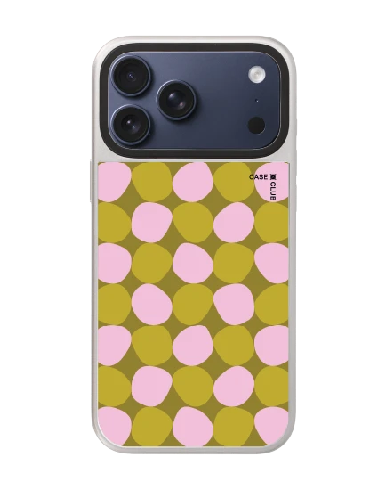 iphone 17 pro max mirror silver magsafe light green stack polka dots