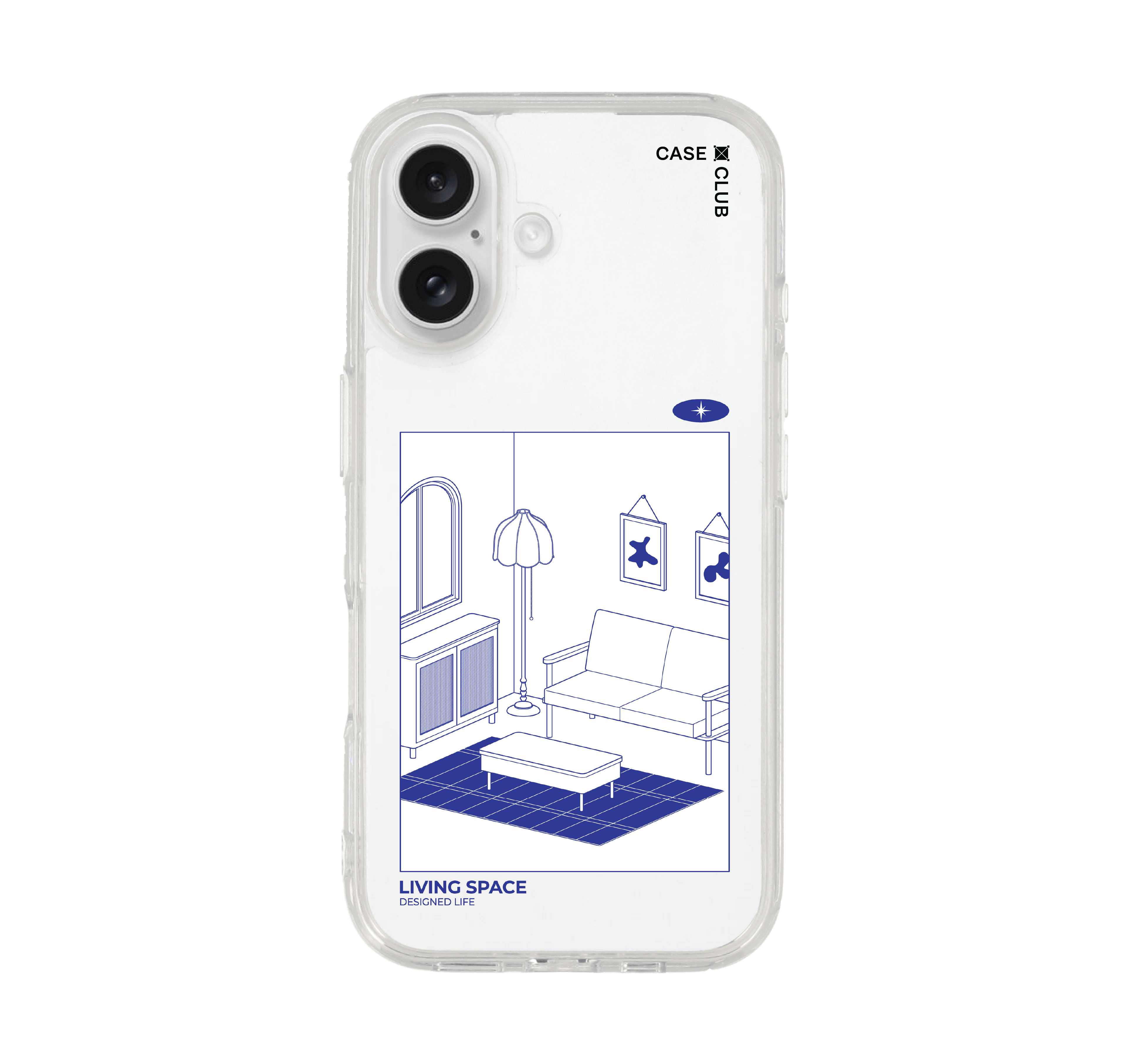 เคสใส iphone 16 ห้องนั่งเล่นชิลล์