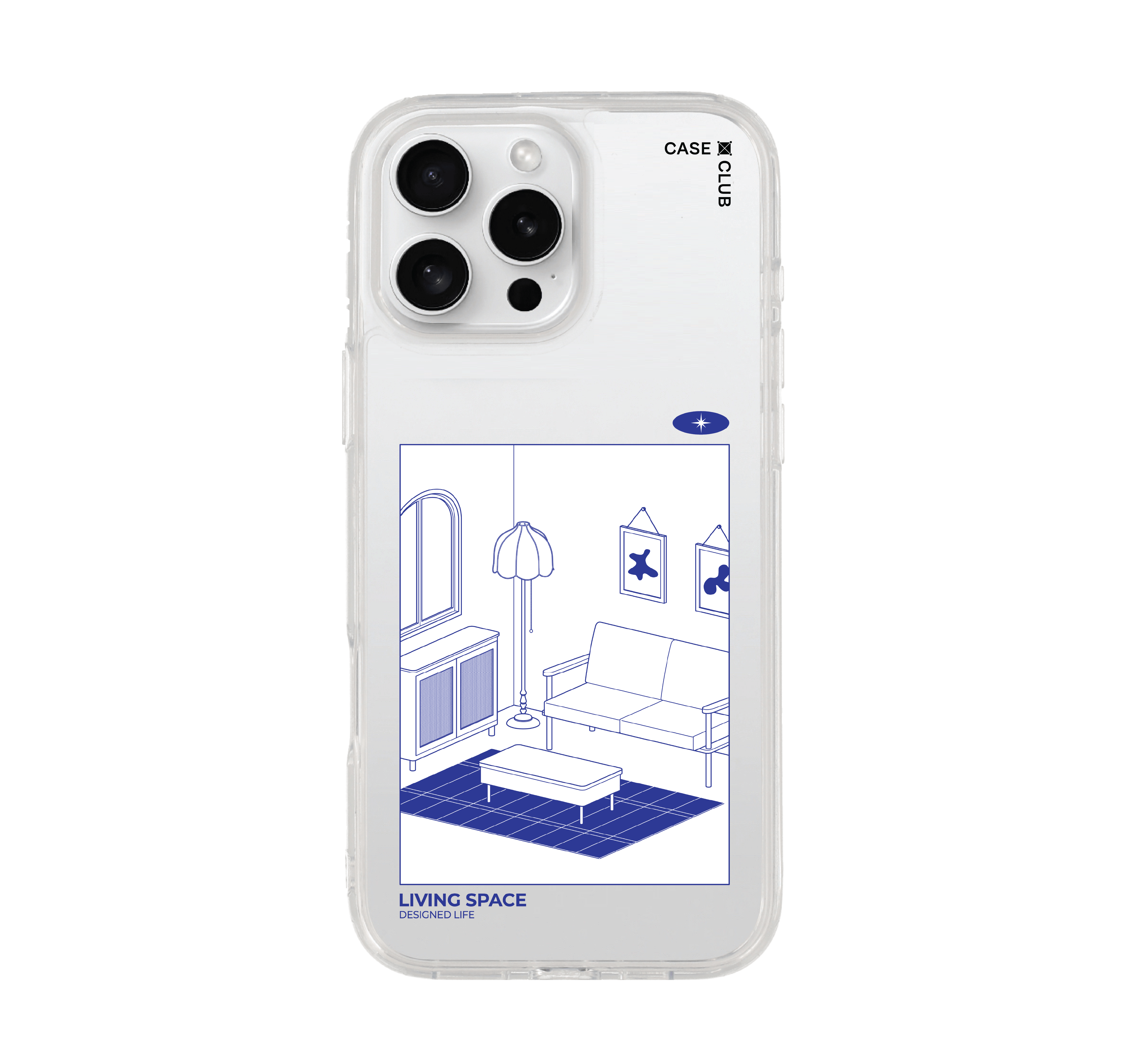 เคสใส iphone 16 pro max ห้องนั่งเล่นชิลล์