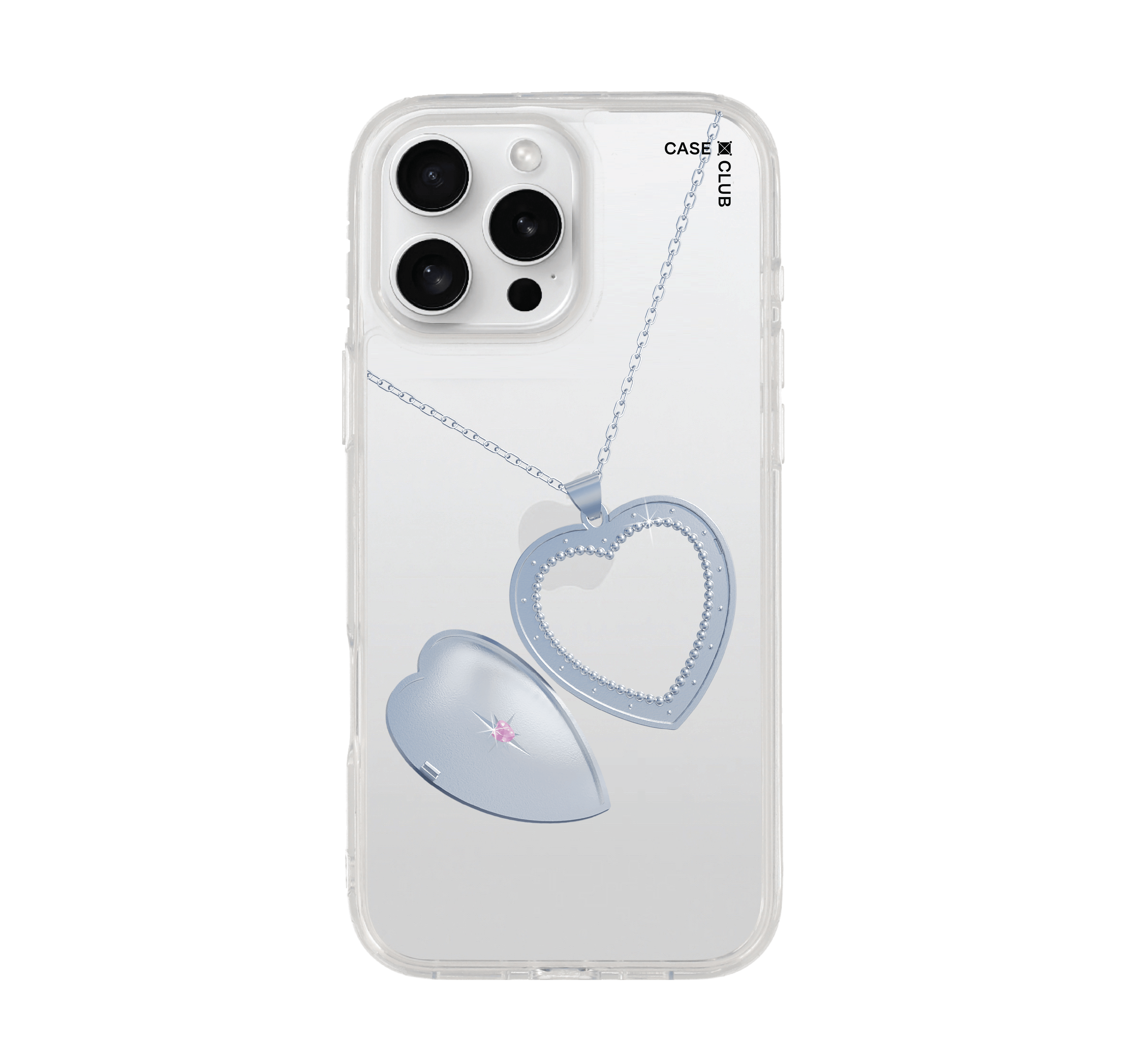 iPhone 16 Pro Max Clear Case Locket