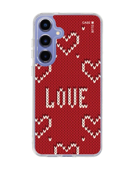 samsung galaxy s25 plus clear magsafe love knit