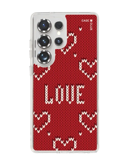 samsung galaxy s25 ultra clear magsafe love knit