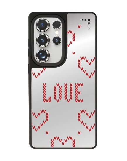 samsung s25 ultra matte mirror magsafe love knit