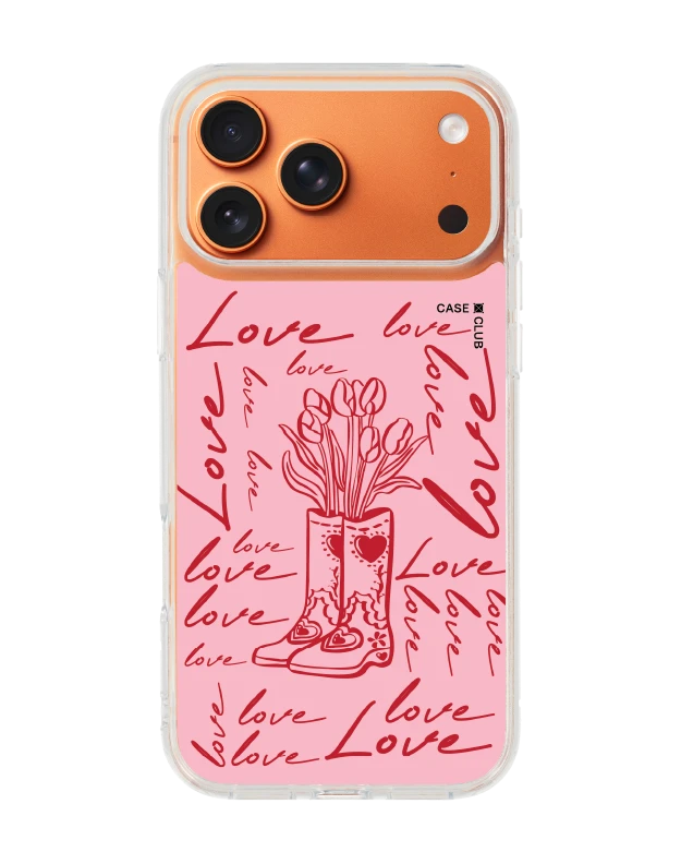 iphone 17 pro max clear magsafe love scribble