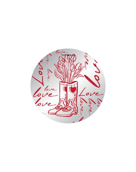 ป็อปกริปกระจก บู๊ทดอกไม้สื่อรัก