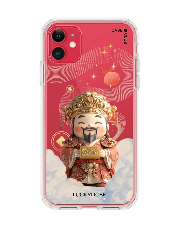 iphone 11 clear case luckydose caishen