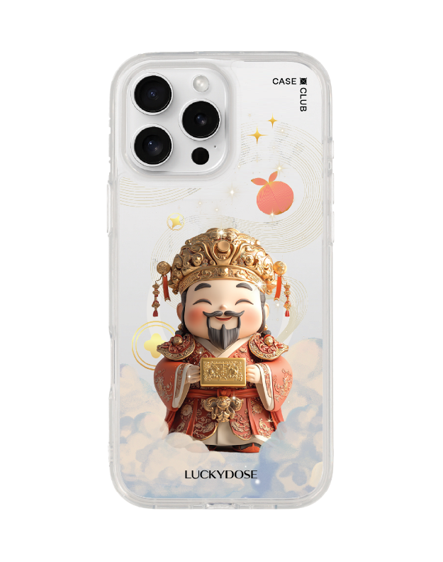 เคสใส iPhone 16 Pro Max MagSafe LuckyDose เทพเจ้าไฉ่ซิงเอี๊ย