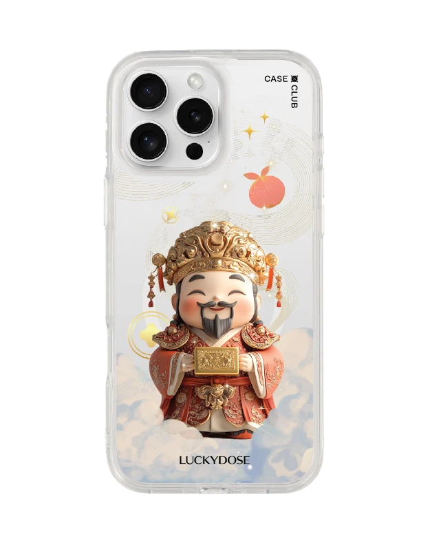 เคสใส iphone 16 pro max magsafe luckydose เทพเจ้าไฉ่ซิงเอี๊ย