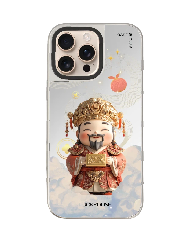 iphone 16 pro max mirror case magsafe luckydose caishen