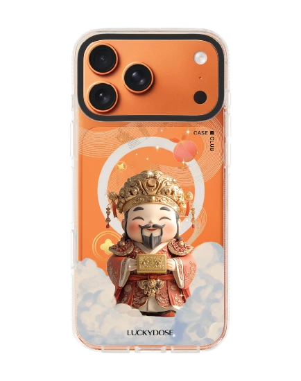 เคสใส iphone 17 pro max clear case magsafe shield luckydose เทพเจ้าไฉ่ซิงเอี๊ย
