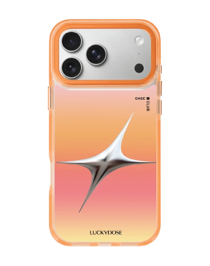 เคสใสสีส้ม iphone 17 pro max magsafe luckydose สีมงคลวันศุกร์