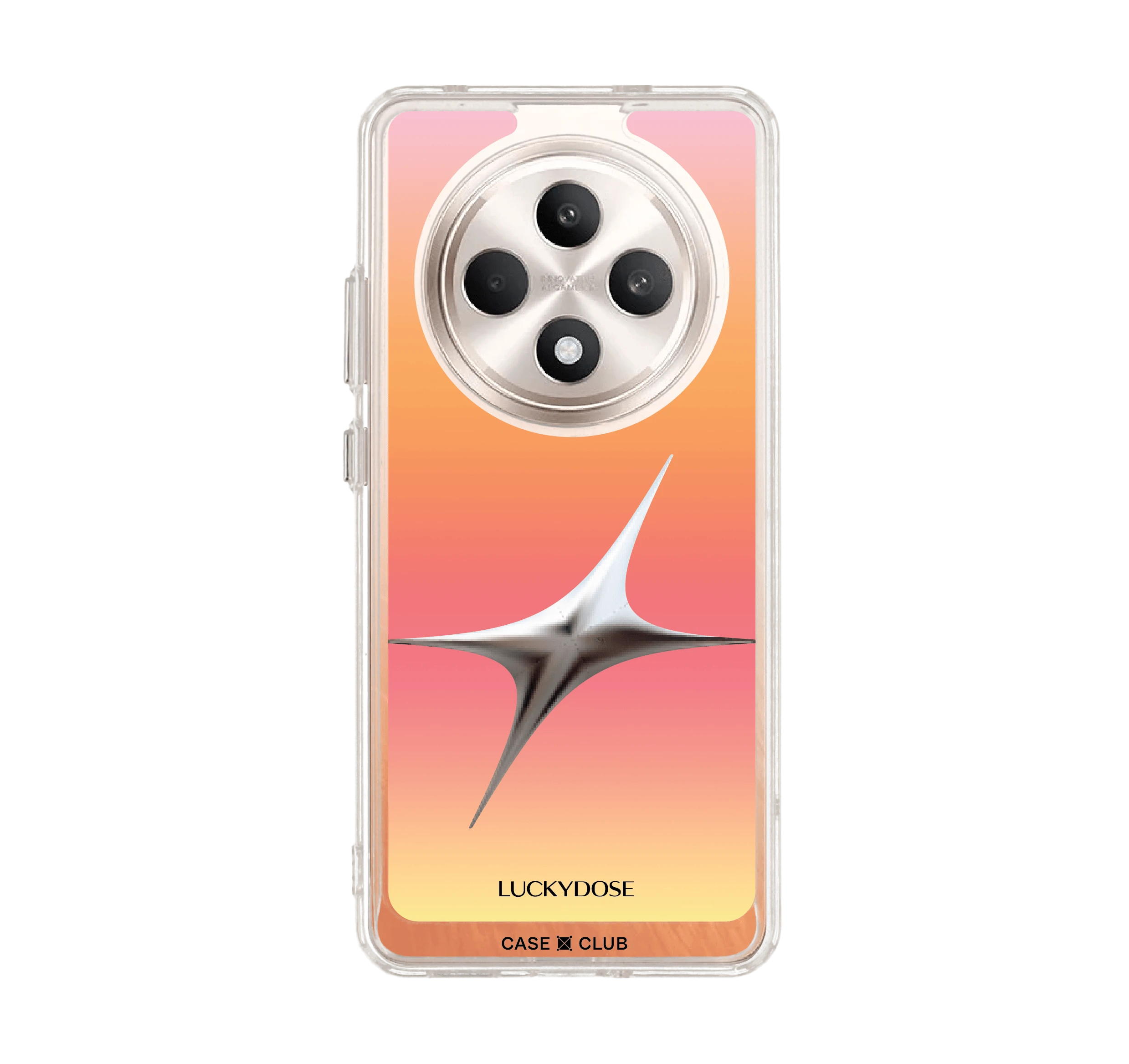 เคสใส oppo reno 12f luckydose สีมงคลวันศุกร์