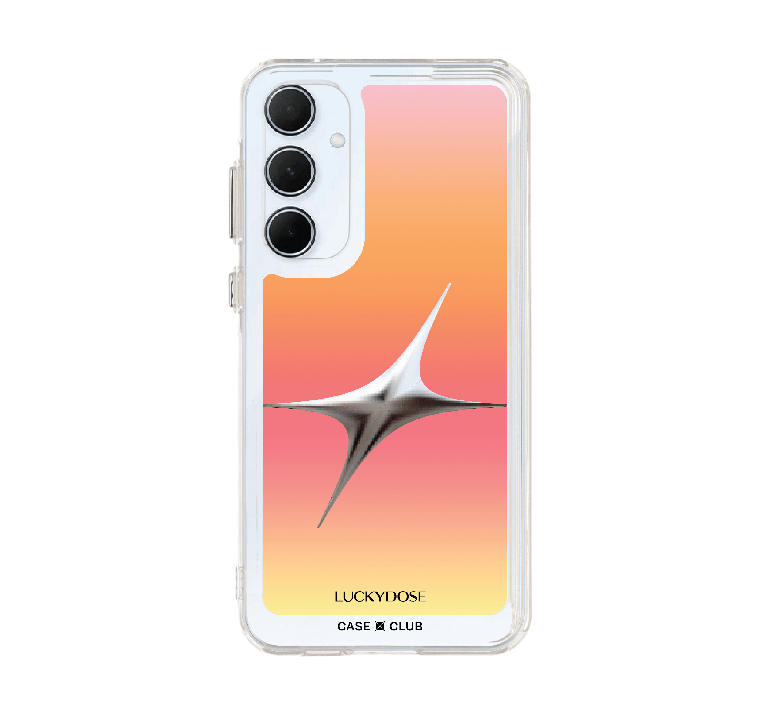 samsung galaxy a55 clear case luckydose friday lucky color