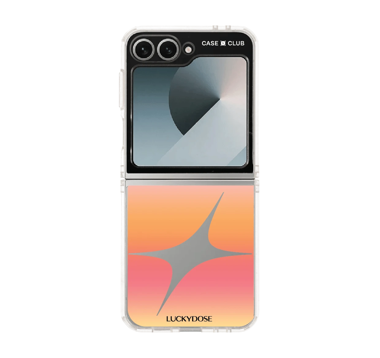 เคสใส samsung galaxy z flip 6 luckydose สีมงคลวันศุกร์