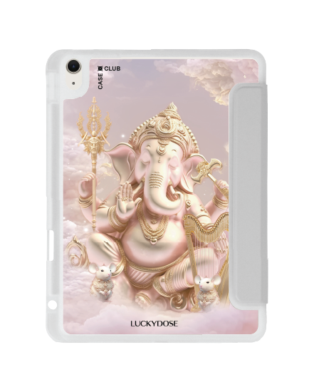 ipad air4/5/6/7 11" 2025 (m2/m3) clear grey luckydose ganesha ganapati