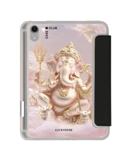 เคสใส ipad mini 7 สีดำ luckydose คณปติ