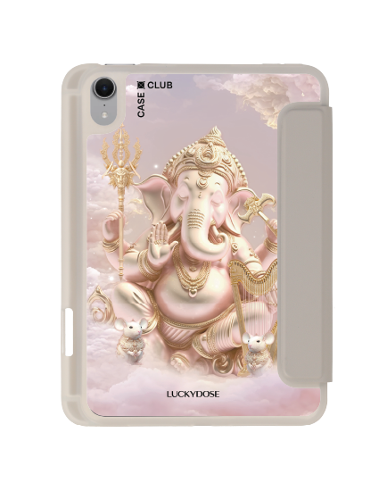 เคสใส ipad mini 7 สีเทา luckydose คณปติ