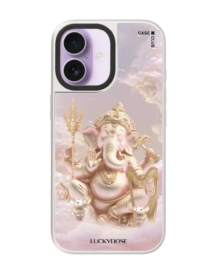iphone 17 mirror silver magsafe luckydose ganesha ganapati
